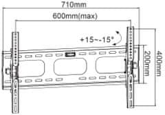 MAX MTM1120T pro TV 32" - 70", černá