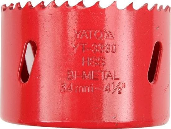 YATO Korunka vrtací bimetalová 67 mm