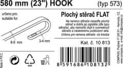 Compass Stěrač FLAT BULK (HOOK) 23"/580mm