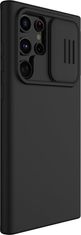 Nillkin CamShield Silky Silikonový Kryt pro Samsung Galaxy S23 Ultra Elegant Black