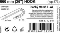 Compass Stěrač FLAT BULK (HOOK) 26"/660mm