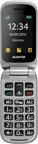 Aligator V650 Senior černo-stříbrný+st.nab