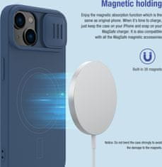 Noname Nillkin CamShield Silky Magnetic Silikonový Kryt pro Apple iPhone 14 Black