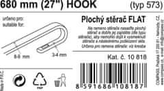 Compass Stěrač FLAT BULK (HOOK) 27"/680mm