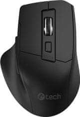 C-Tech Ergo WLM-05/Ergonomická/Optická/Bezdrátová USB/Černá