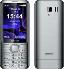 Aligator D950 Dual sim stříbrný