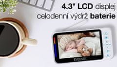 Evolveo Baby Monitor N4, dětská video chůvička