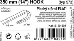 Compass Stěrač FLAT BULK (HOOK) 14"/350mm