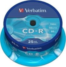 Verbatim CD-R(25-Pack)Spindl/52x/700MB