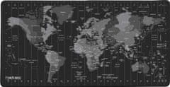 Natec Maxi podložka pod myš Natec Time Zone Map, 40x80cm