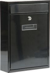 Vorel Poštovní schránka 360x260x80mm černá