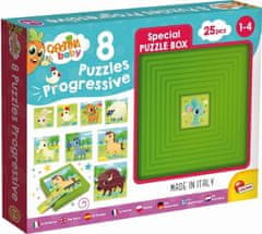 Lisciani Progresivní puzzle Farma 8v1