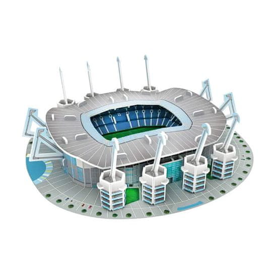 HABARRI Mini fotbalový stadion - ETIHAD - Manchester City FC - 3D puzzle 47 dílků