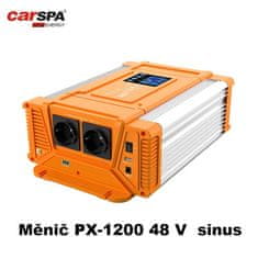 Carspa Měnič PX-1200 48 V sinus