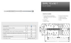 FISCHER Fischer kolík Sxrl 10 X 80 T40 50St