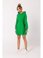 Made of Emotion Dámské mikinové šaty Estrilla M730 zelená S