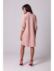 BeWear Dámské košilové šaty Ganiervydd B257 růžová XL
