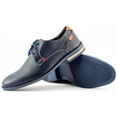 Elegantní pánská obuv 859 navy blue velikost 45