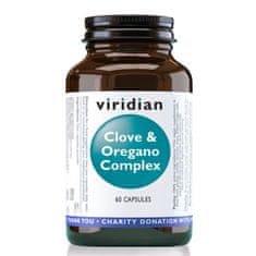 VIRIDIAN nutrition Clove and Oregano Complex, 60 kapslí