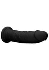 Shots Toys Shots REALROCK 22,8 cm Dual Density Silicone Dildo black