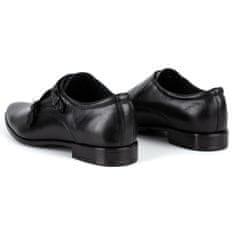 LUKAS Kožené společenské boty Monki 287LU černé velikost 41