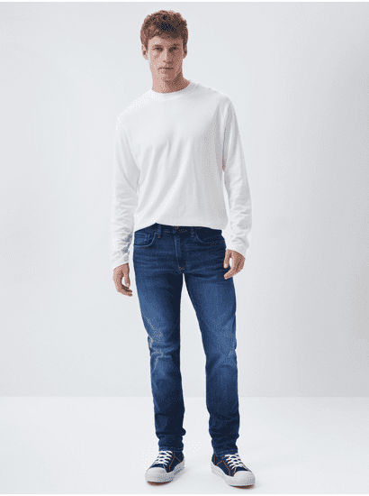 Salsa Collection Tmavě modré pánské slim fit džíny Salsa Jeans