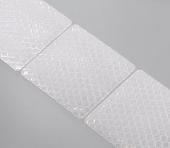Compass Samolepící páska reflexní dělená 1m x 5cm bílá