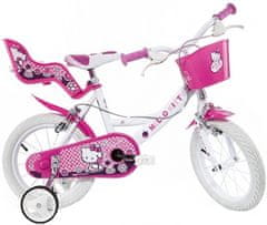 TWM Hello Kitty 16palcový 27cm dětské kolo Bílá/růžová