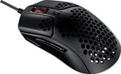 HyperX HP HyperX Pulsefire Haste/Herní/Optická/Pro praváky/6 000 DPI/Drátová USB/Černá