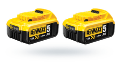 DeWalt Příklepová vrtačka SDS + 2x5Ah 18V 2,1j DCH275P2