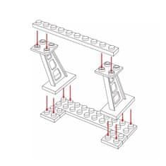 HABARRI Bloky stadionu pro mistrovství světa - DIY fotbalový stadion