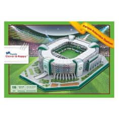 HABARRI Fotbalový stadion - ALLIANZ PARQUE - Palmeiras FC - 3D puzzle 106 dílků