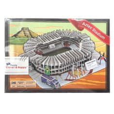 HABARRI Fotbalový stadion - ESTADIO AZTECA - America FC a Cruz Azul FC - 3D puzzle 246 dílků