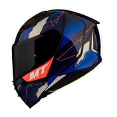 MT HELMETS Integrální přilba na motorku Revenge 2 Hector Garzo A7 oranžovo-modro-černá Velikost: XL