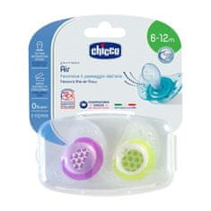 Chicco Physio Air Zklidňující dudlík, růžový, 6m+