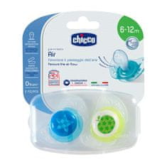 Chicco Physio Air Zklidňující dudlík, modrý, 6m+