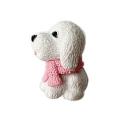 HABARRI Figurka psa Broholmer s růžovým šátkem