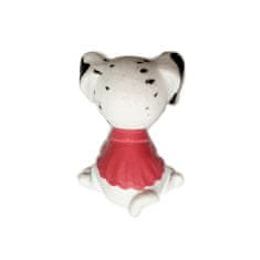 HABARRI Figurka dalmatského psa s růžovým oblečením