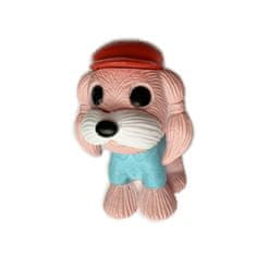 HABARRI Figurka psa Dandie teriéra v červené čepici