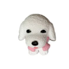 HABARRI Figurka psa Broholmer s růžovým šátkem
