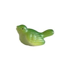 HABARRI Zelená figurka ptáčka