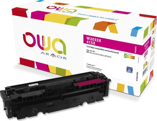 Armor OWA Armor toner kompatibilní s HP W2033X, 415X, 6000st, červená/magenta