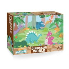 Rappa Puzzle s dinosaury 24 dílů 50 x 34 cm