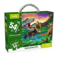 Rappa Puzzle s dinosaury maxi- 54 dílů 87 x 58 cm