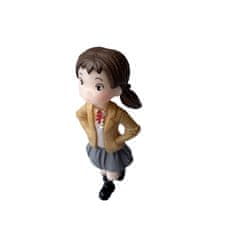 HABARRI Figurka panenka dívka s culíky na procházce