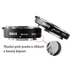 Meike MK-Z-AF1 sada automatických mezikroužků 11/18 mm pro Nikon Z