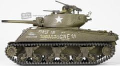 Forces of Valor M4A3E2 (75) Sherman Jumbo, US Army, Cobra King, First in Bastogne, George Smith Patton’s 4th A.Div. 3rd Army, Bastogne, 26 prosince 1944, 1/32