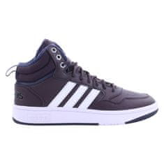 Adidas Boty grafitové 40 2/3 EU Hoops 30 Mid Wtr