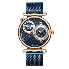 REWARD Exkluzivní pánské hodinky s modrou ciferníkem modelu RD6200M-B + dárek ZDARMA.