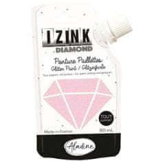 Aladine Diamantová barva Aladine Izink Diamond 80 ml - rose pastel pastelová růžová